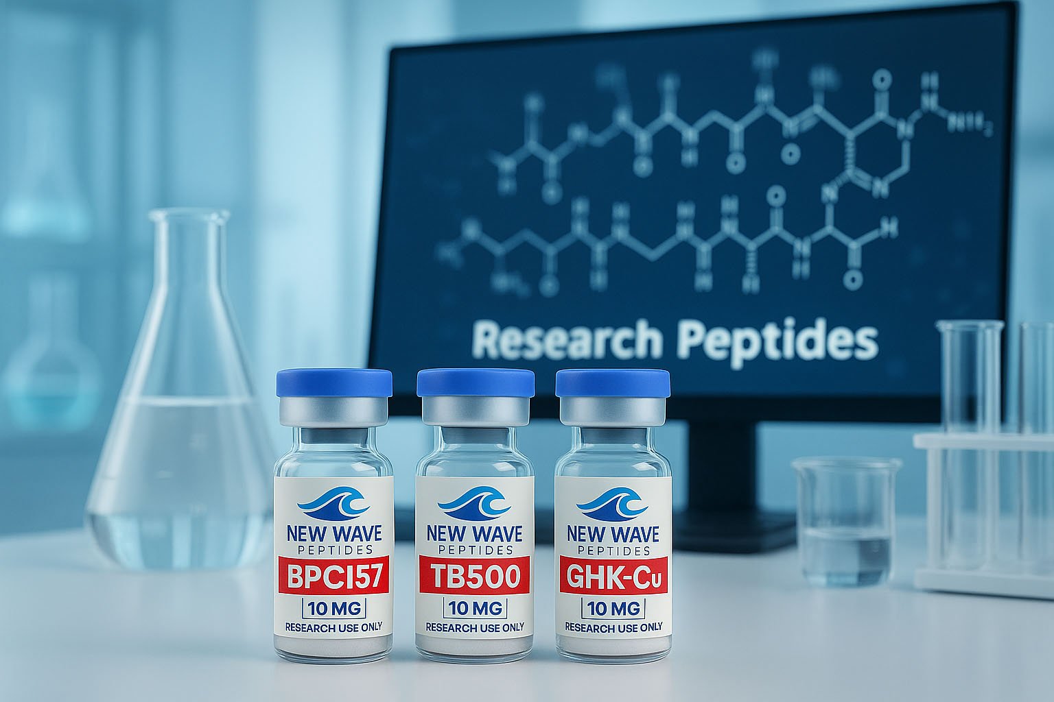 Research peptide laboratory environment